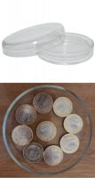 Комплект из двух чашек Петри (100 и 90 мм), стекло #PS005